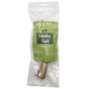 Pure & Natural Dog Treats Lamb Foot Natural Dog Treats 1pk