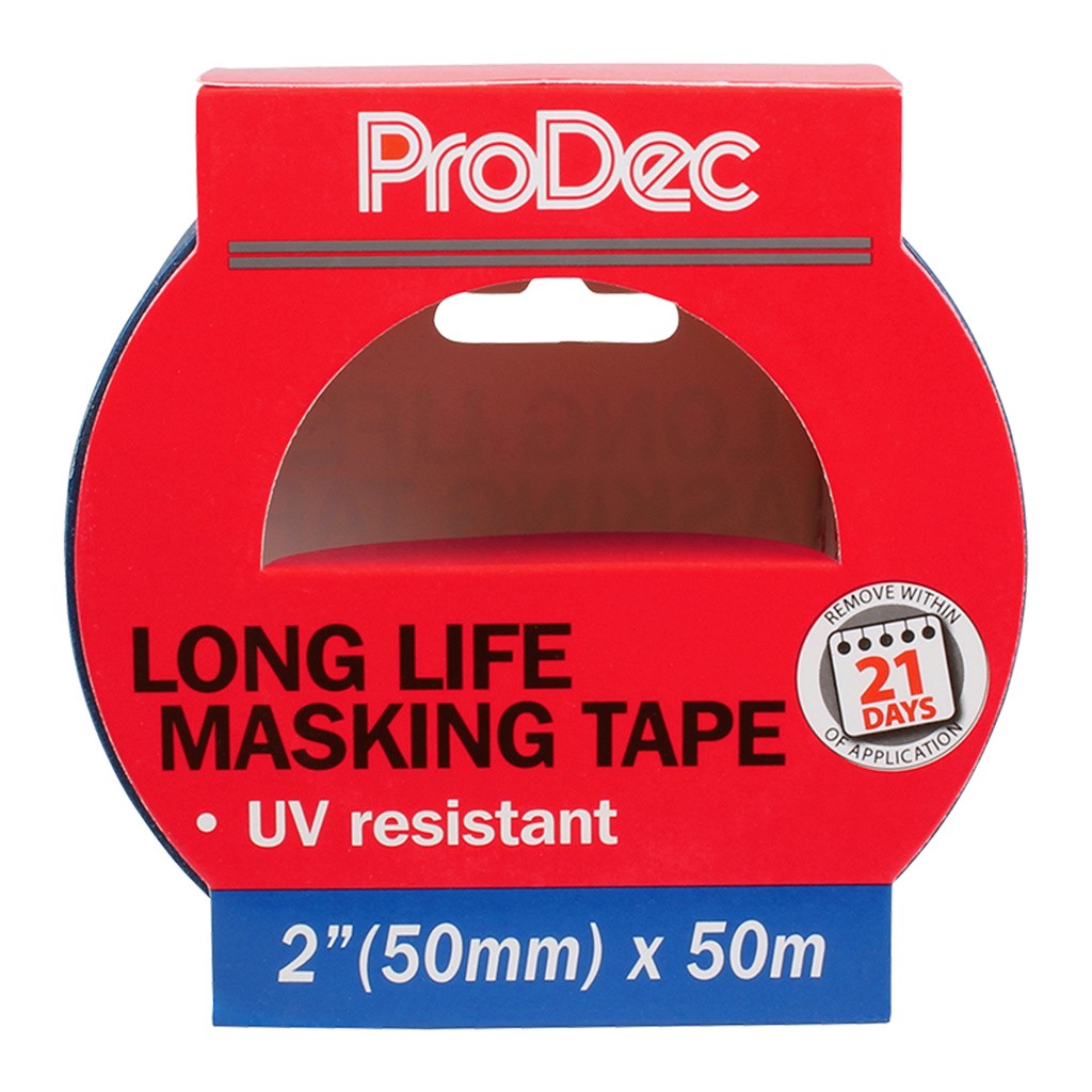 N) 2" x 50m Long Life Masking Tape