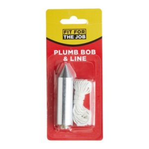 G) 2" Steel Plumb Bob & Line