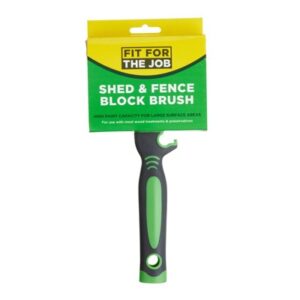 C) 4" Shed & Fence Block Brush