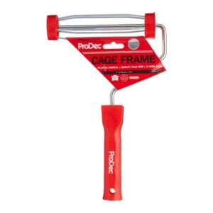 C) 7" x 1.75" Plastic Handle Roller Frame - Push Fit
