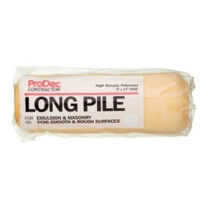 G) 9" x 1.75" Long Pile Polyester Roller