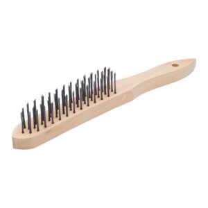 N) 11" Wooden Wire Brush