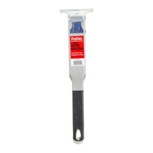 C) 11" Soft Grip Wire Brush with Scraper