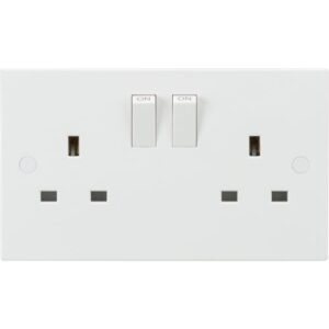 *G) 2 Gang Switched Socket
