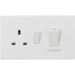 N) 45A DP Cooker Switch and Socket