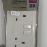 Knightsbridge Sn9000 2G DP Switched Socket, 13 A