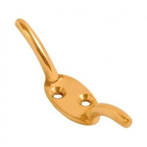 Large Brass Cleat Hook