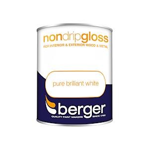 Berger Non Drip Gloss Pure Brilliant White (N)