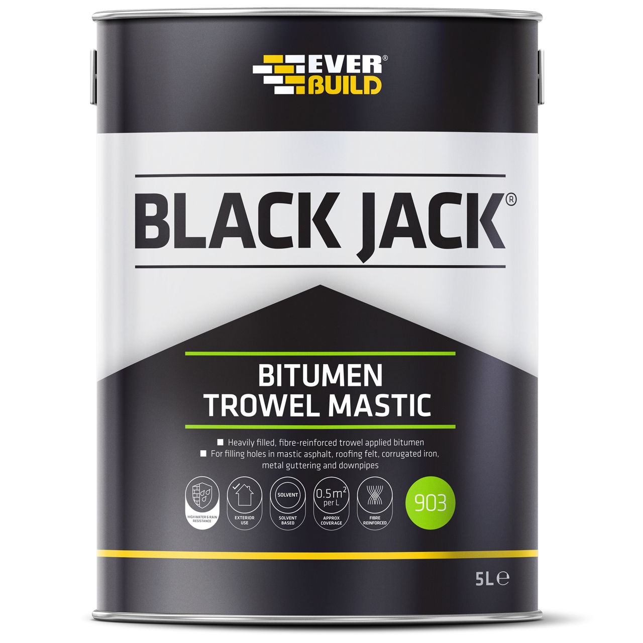 Everbuild Black Jack Bitumen Trowel Mastic