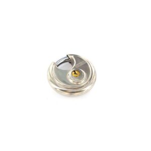 Securit S1111 Discus Padlock Chrome 70 mm Stainless Steel with 2 Keys