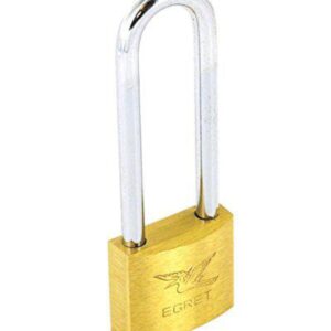 Securit S1140 Egret Long Shackle Padlock Brass with Keys Garden Gate 40mm