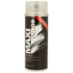 MaxiColor Clear Lacquer Matt Spray Paint 400ml (N)