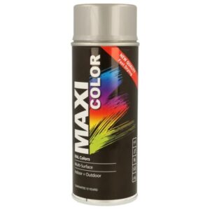 MaxiColor Aluminium Gloss Spray Paint 400ml (RAL 9006) (N)