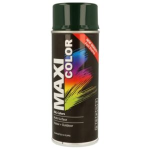 MaxiColor Fir Green Gloss Spray Paint 400ml (RAL 6009) (N)