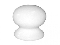 Ceramic Cupboard Knob White 35mm x 2 S3571