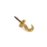 Securit Brass Tieback Hooks Egyptian (2) 30mm