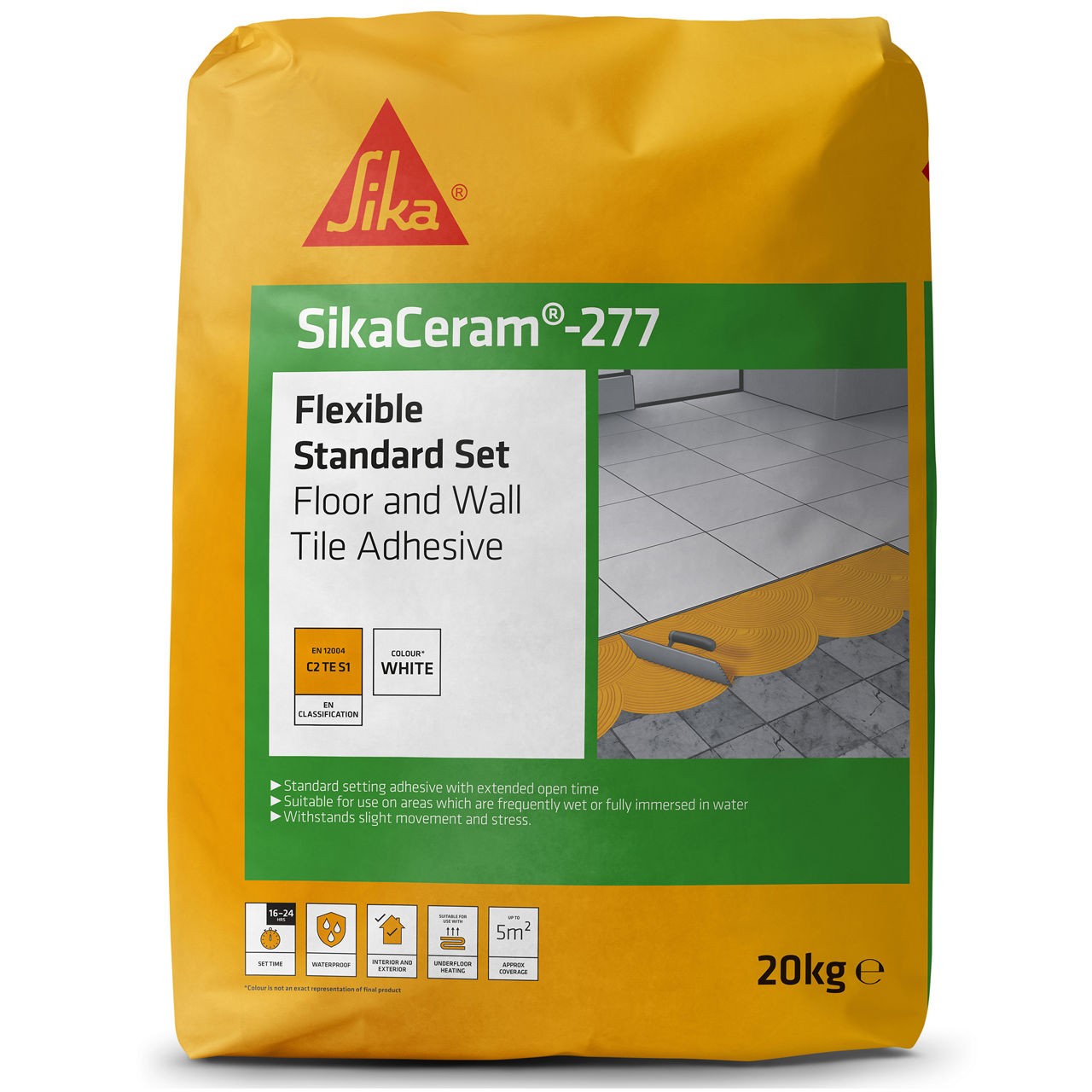 Grey Standard Set Wall and Floor Tile Adhesive 25kg (N)