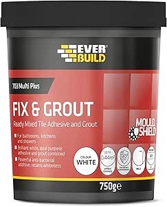 Everbuild Fix and Grout Tile Adhesive Anti-Fungal