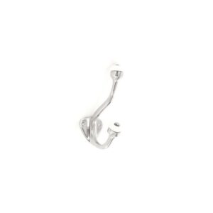 Securit Porcelain Tip Hat & Coat Hook CP 120mm