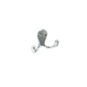 Double Robe Hook Chrome Plated 70mm x 2 S6110